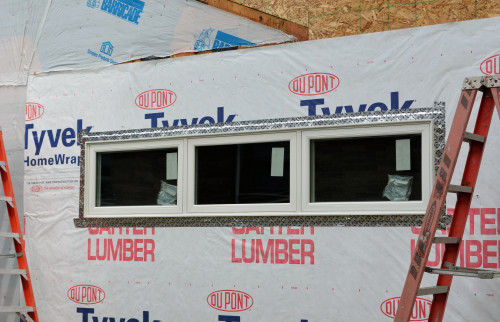 Pella tape completes the installation.