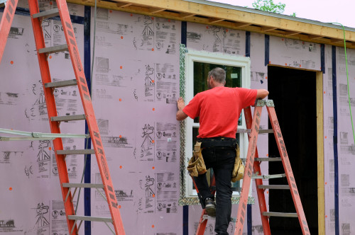 Taping to provide extra weather-proofing.