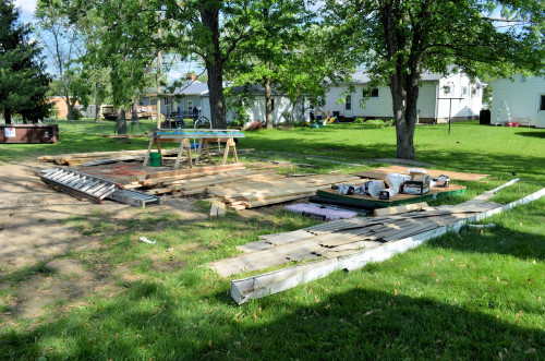 The lumber package dwindles to nothing.