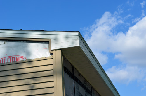 Soffits and flashing.