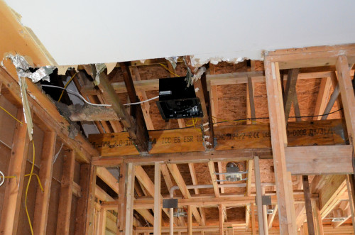 New exhaust fan for the bathroom.