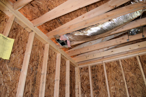 Register in the walk-in closet.