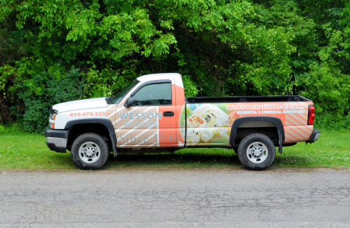 Wesson Builders truck.