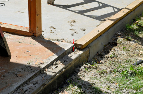 Foundation problem. Click image for closeup.